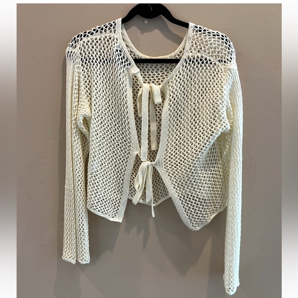 WILDFOX CROCHET CARDIGAN